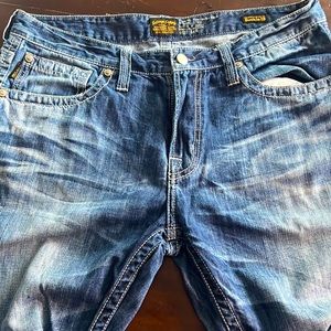 Salvage Supply mens bootleg Mayhem jeans W34R